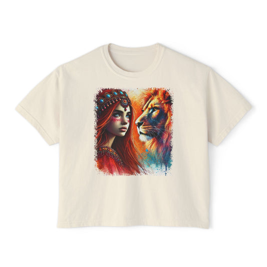 PERSONALIZE The Bold Encounter Oversized Boxy Fit Graphic T-shirt