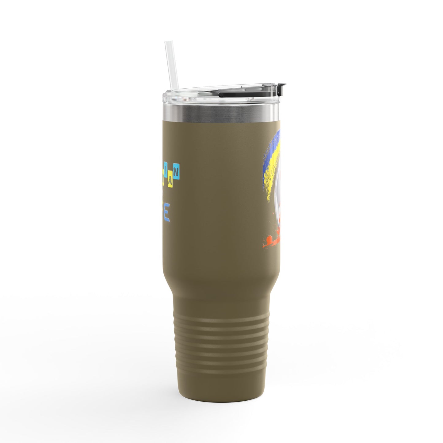 Ukrainian for Life Travel Mug, 40oz