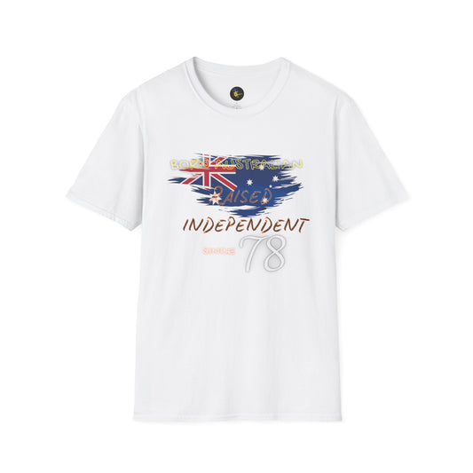 PERSONALIZE Born Australian Unisex Cotton T-Shirt - Independent Spirit Tee