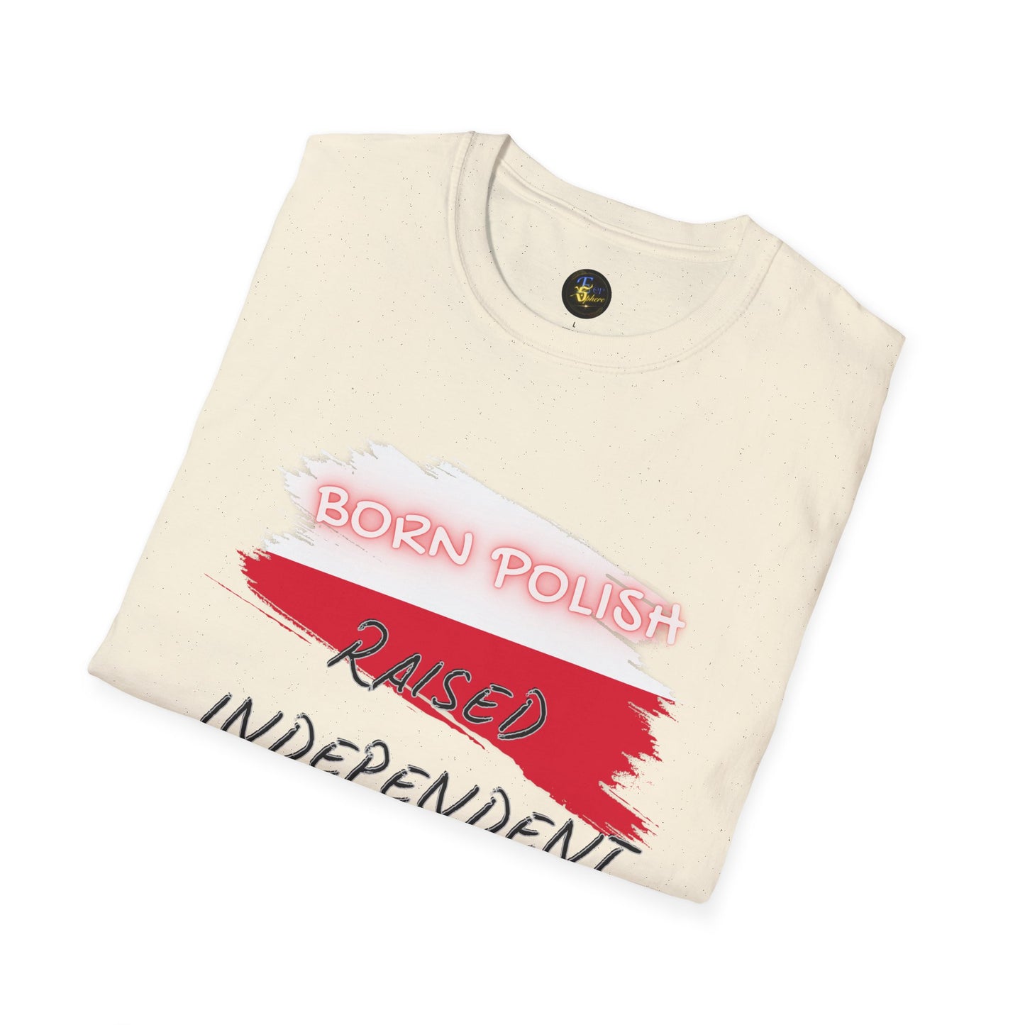 PERSONALIZE Born Polish Unisex Cotton T-Shirt - Independent Spirit Tee