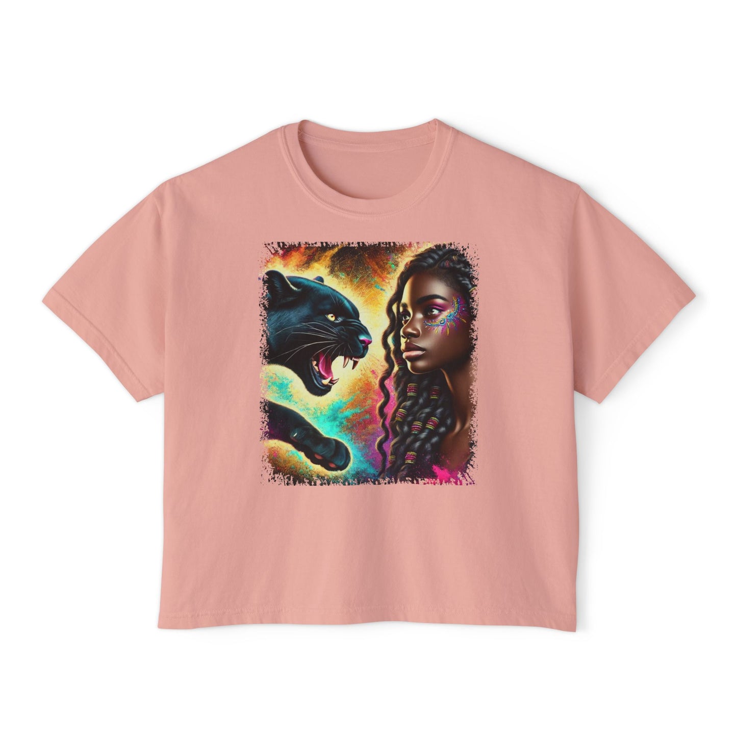 PERSONALIZE Wild Meets Willed - Oversized Boxy Fit Graphic T-shirt