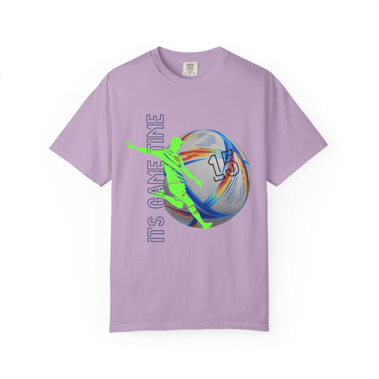 Personalize Unisex Soccer Blaze Control Garment-Dyed T-shirt