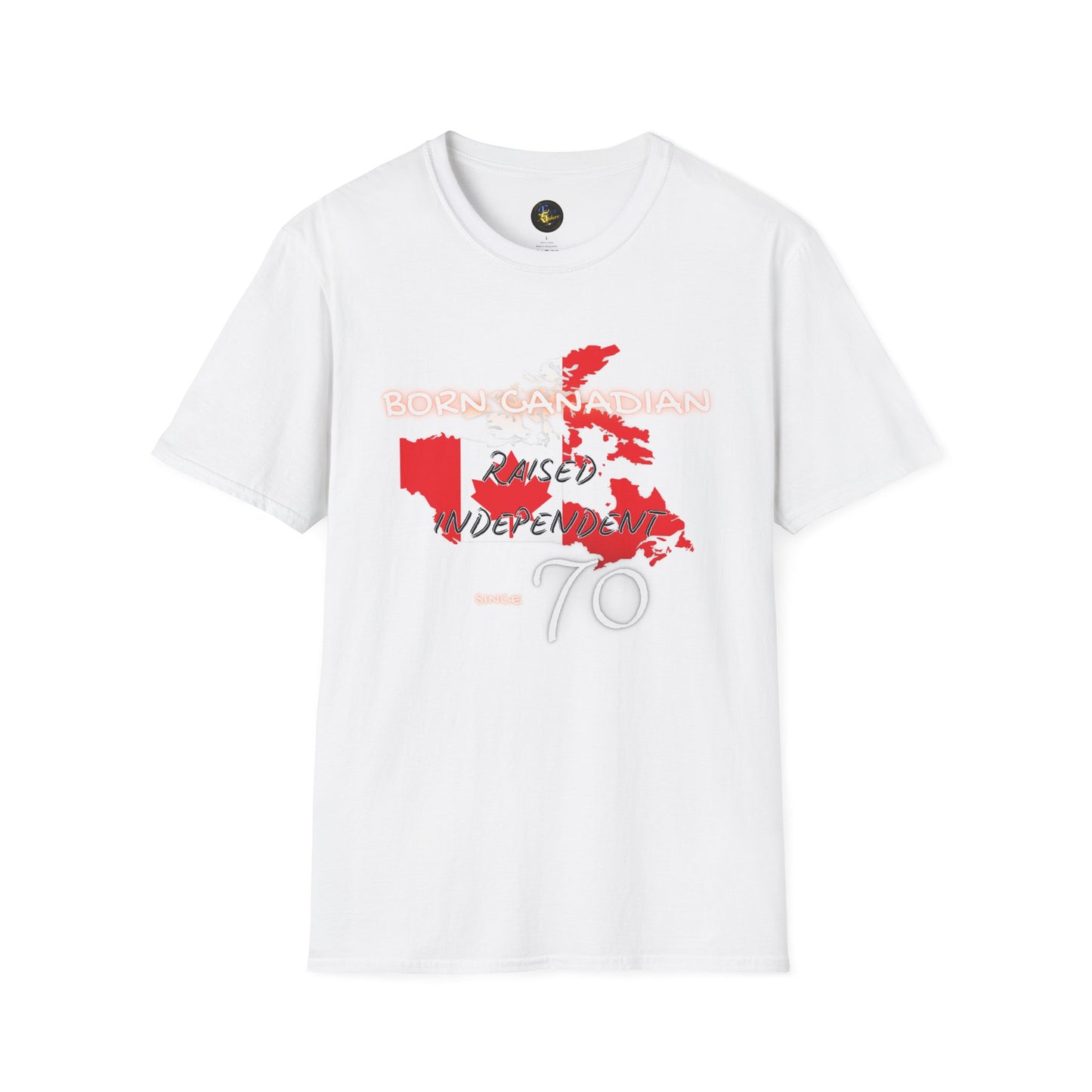 PERSONALIZE Born Canadian Unisex Cotton T-Shirt - Independent Spirit Tee