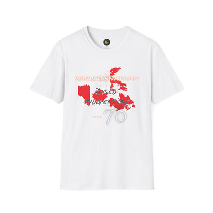 PERSONALIZE Born Canadian Unisex Cotton T-Shirt - Independent Spirit Tee