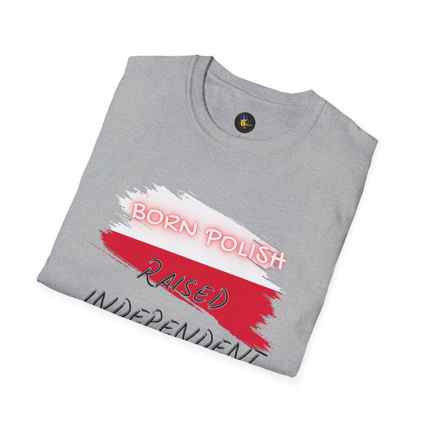 PERSONALIZE Born Polish Unisex Cotton T-Shirt - Independent Spirit Tee