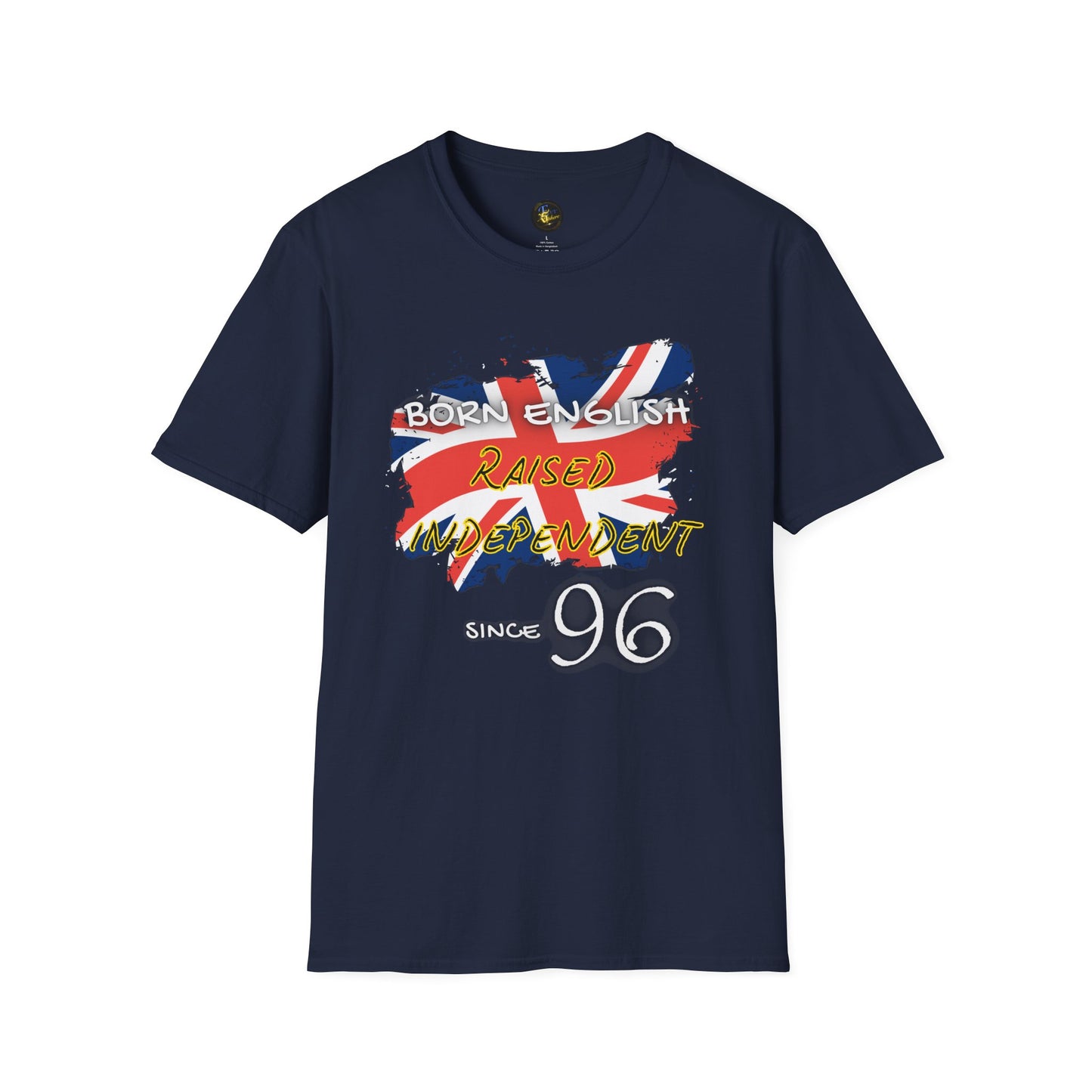 PERSONALIZE Born English Unisex Cotton T-Shirt - Independent Spirit Tee