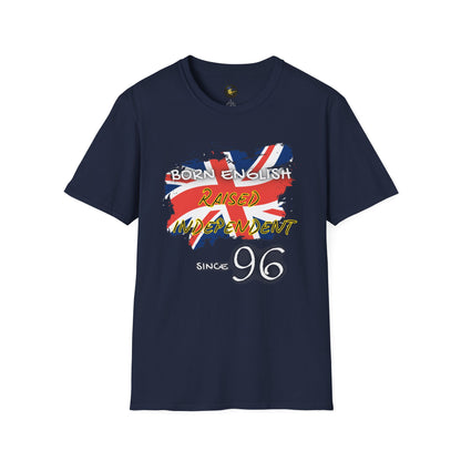 PERSONALIZE Born English Unisex Cotton T-Shirt - Independent Spirit Tee