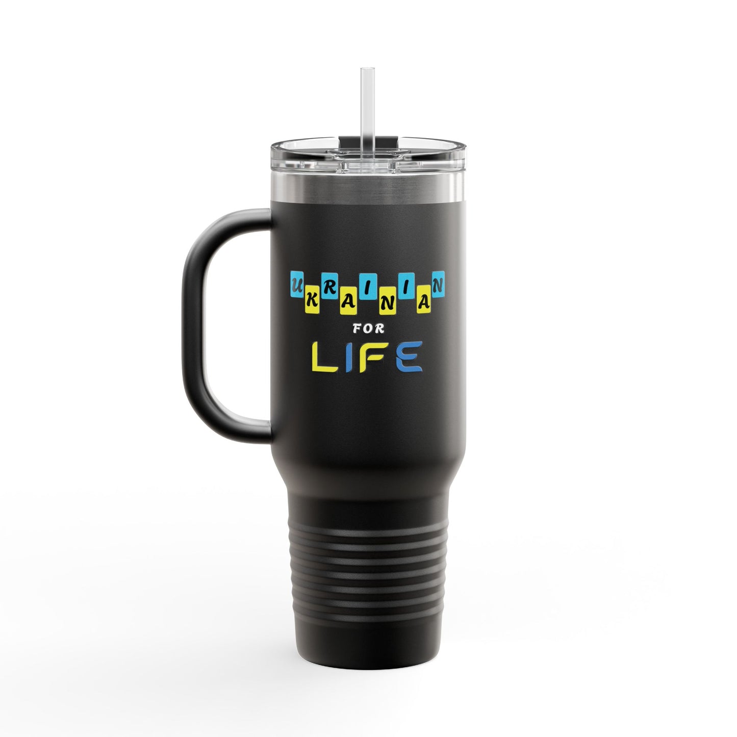 Ukrainian for Life Travel Mug, 40oz
