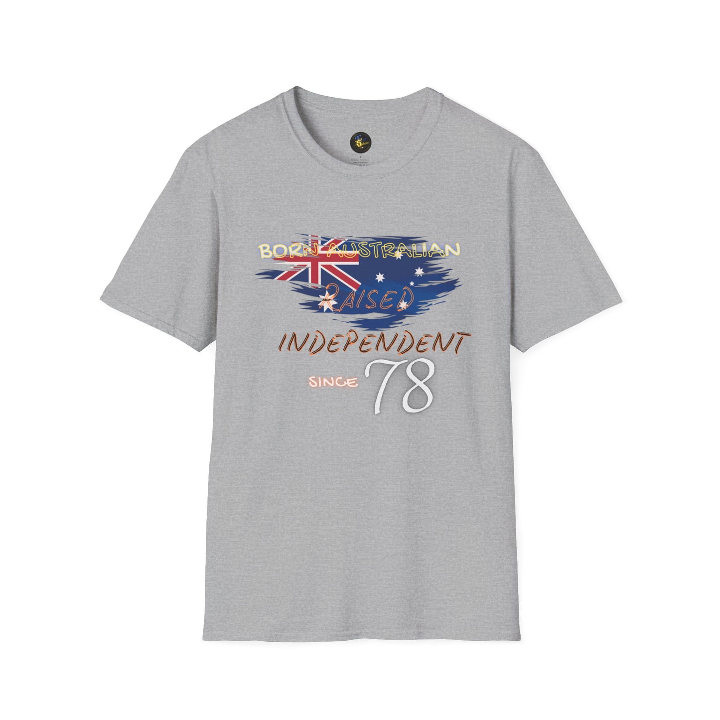 PERSONALIZE Born Australian Unisex Cotton T-Shirt - Independent Spirit Tee