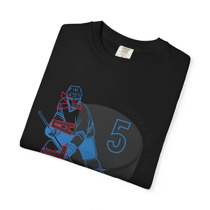 PERSONALIZE Men's Hockey Player Garment-Dyed T-shirt Always in Play Mode