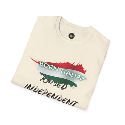 PERSONALIZE Born Italian Cotton T-Shirt - Independent Spirit Tee