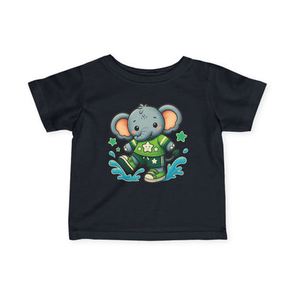 Baby Splash & Dash Elephants Tee