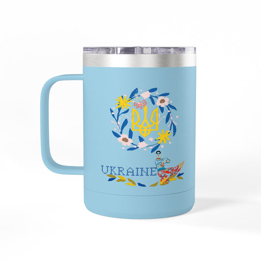 Ukrainian Kozak  Mug Tumbler, 15oz