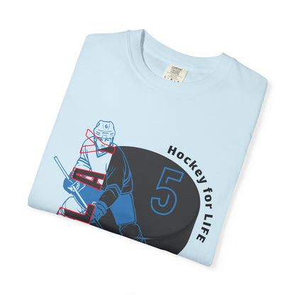 PERSONALIZE Men's Hockey Player Garment-Dyed T-shirt Always in Play Mode