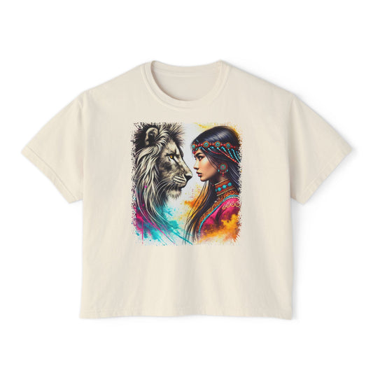 PERSONALIZE Untamed Grace Oversized Boxy Fit Graphic T-shirt