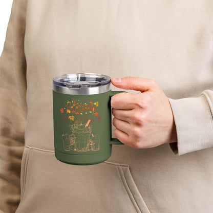 Autumn Coffee Mug Tumbler, 15oz