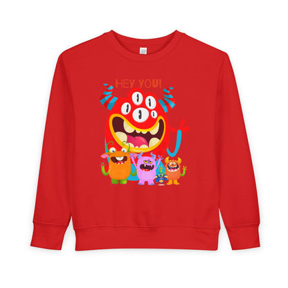 Toddler Hey You Monsters  Sweatshirt