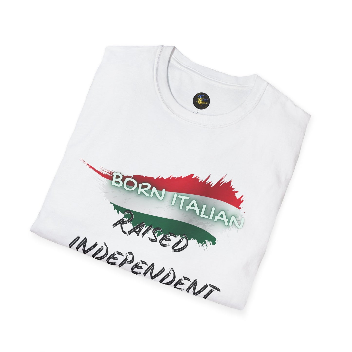 PERSONALIZE Born Italian Cotton T-Shirt - Independent Spirit Tee
