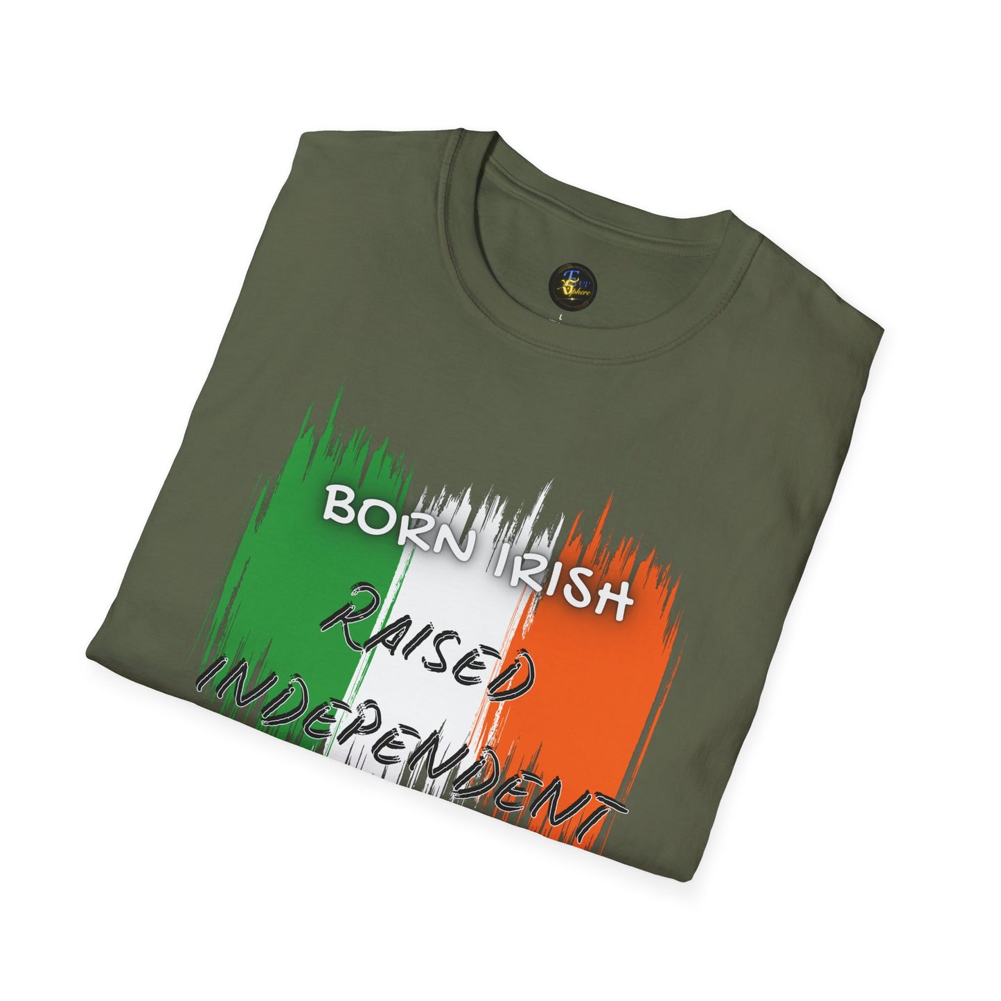 PERSONALIZE Born Irish Unisex Cotton T-Shirt - Independent Spirit Tee