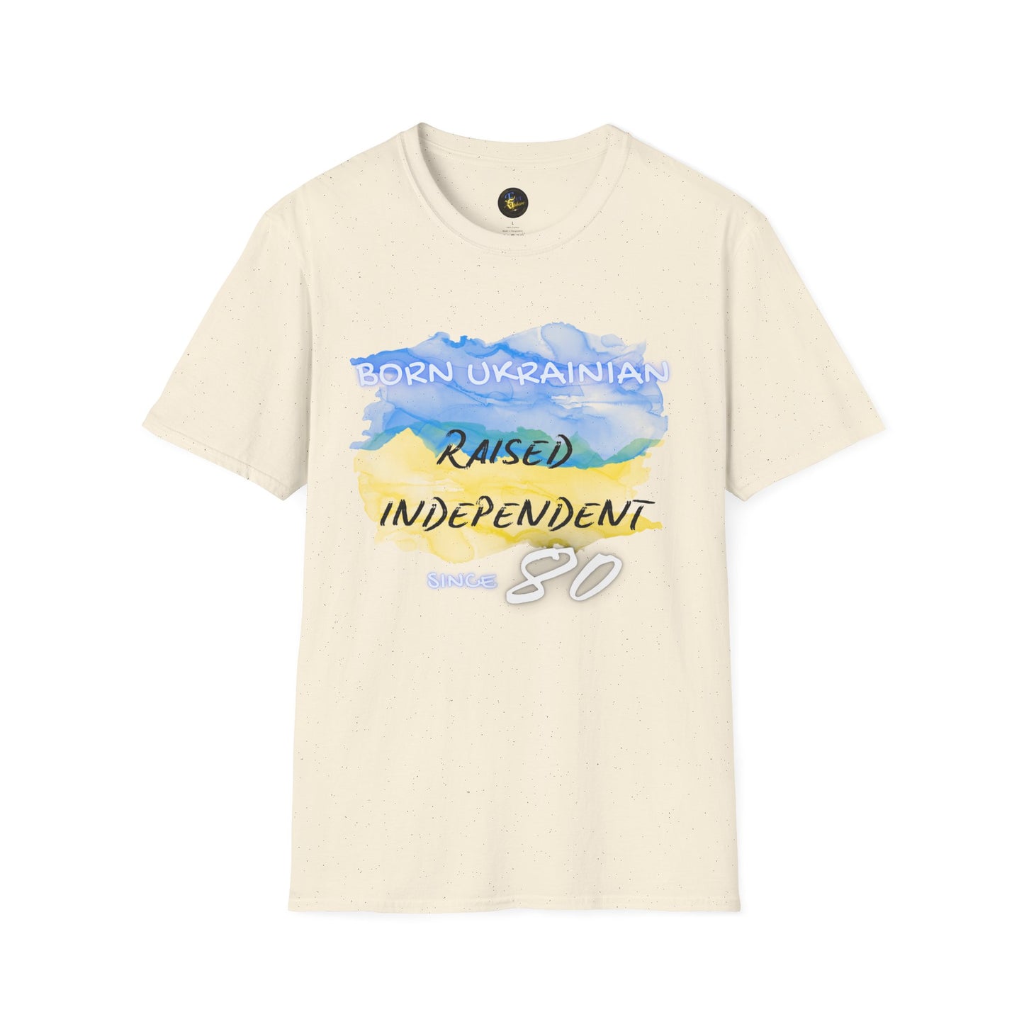 PERSONALIZE Born Ukrainian Unisex Cotton T-Shirt - Independent Spirit Tee