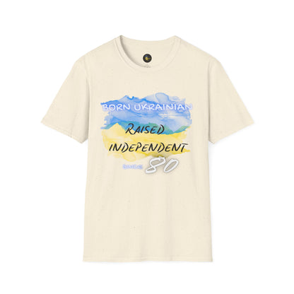 PERSONALIZE Born Ukrainian Unisex Cotton T-Shirt - Independent Spirit Tee