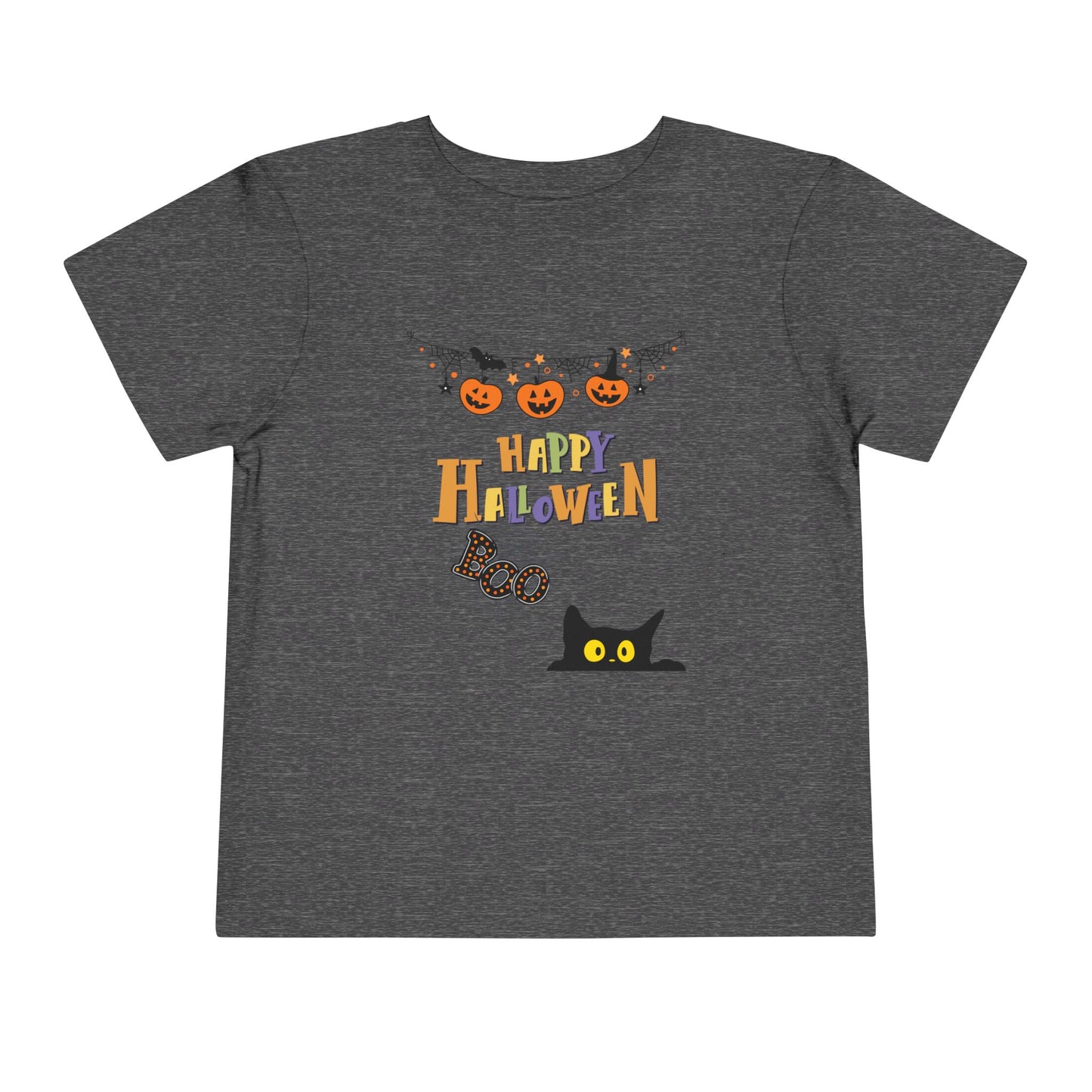 Toddler Black Cat & Pumpkin Patch Tee