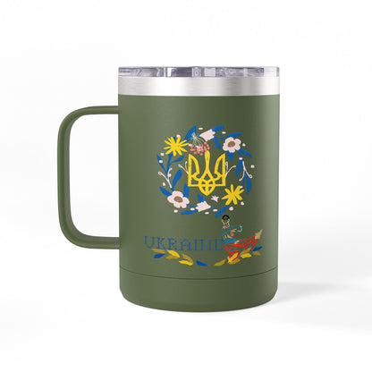 Ukrainian Kozak  Mug Tumbler, 15oz