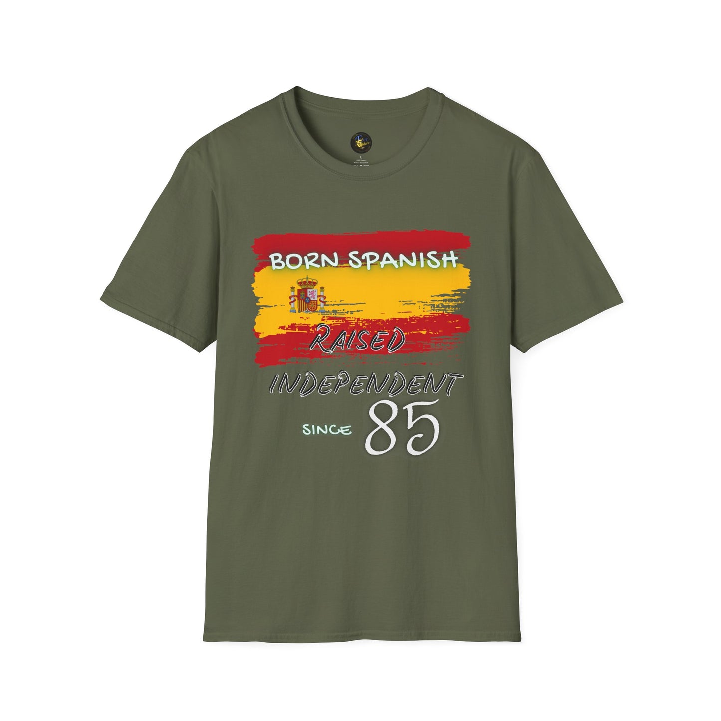 PERSONALIZE Born Spanish Unisex Cotton T-Shirt - Independent Spirit Tee