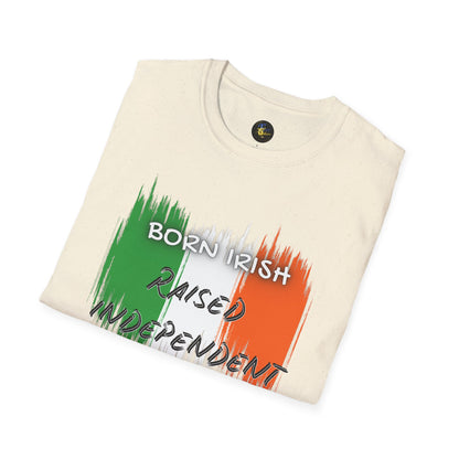PERSONALIZE Born Irish Unisex Cotton T-Shirt - Independent Spirit Tee