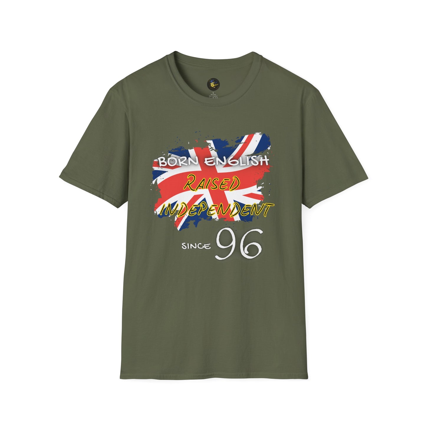 PERSONALIZE Born English Unisex Cotton T-Shirt - Independent Spirit Tee