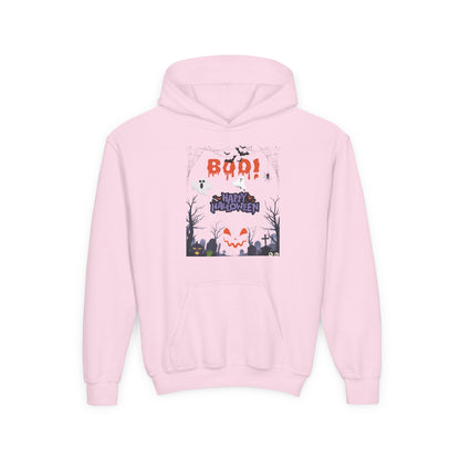 Kids Whispers in the Pumpkin Patch Heavy Blend Cozy Hoodie