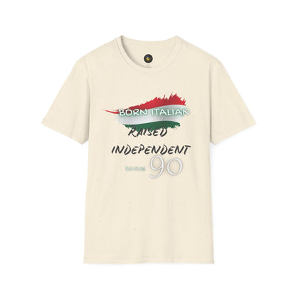 PERSONALIZE Born Italian Cotton T-Shirt - Independent Spirit Tee