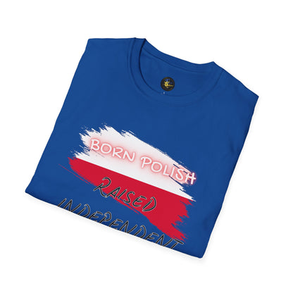 PERSONALIZE Born Polish Unisex Cotton T-Shirt - Independent Spirit Tee