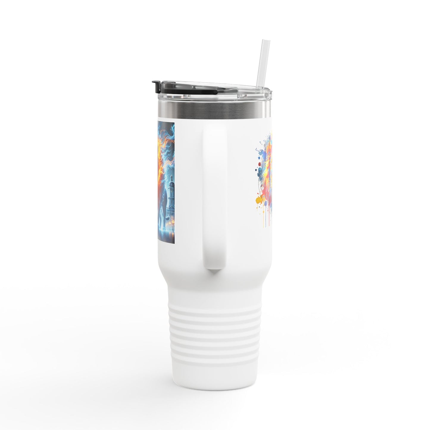 Lviv UA Vibrant Insulated Travel Mug, 40 oz
