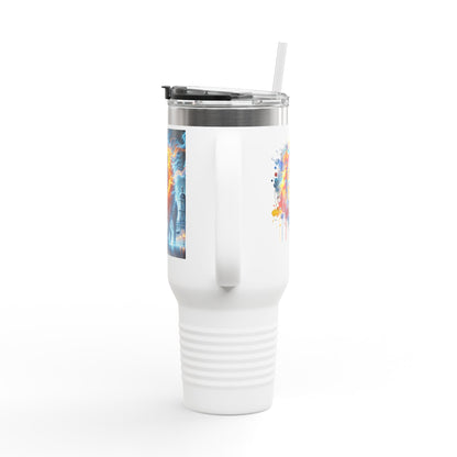 Lviv UA Vibrant Insulated Travel Mug, 40 oz