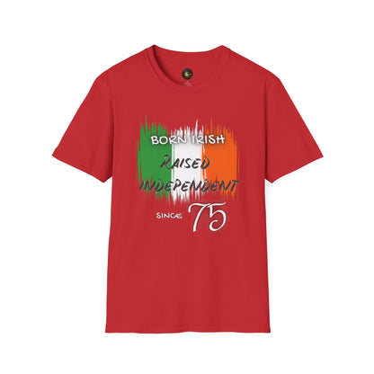 PERSONALIZE Born Irish Unisex Cotton T-Shirt - Independent Spirit Tee