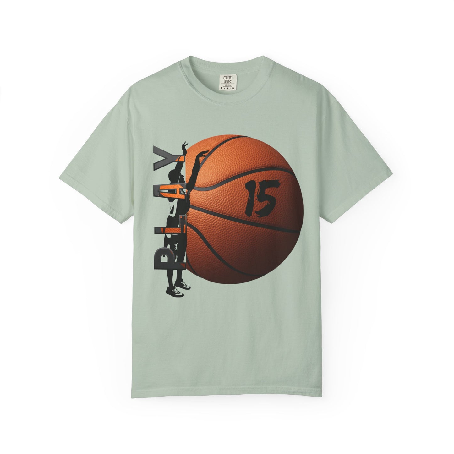 PERSONALIZE Unisex Basketball Garment-Dyed T-shirt Always in Play Mode