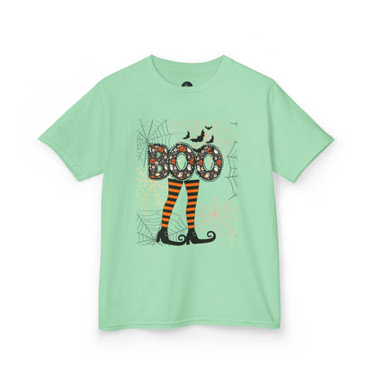 Kids Boo Crew Witch Feet Graphic Tee