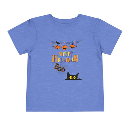 Toddler Black Cat & Pumpkin Patch Tee