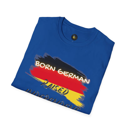 PERSONALIZE Born German Unisex Cotton T-Shirt - Independent Spirit Tee