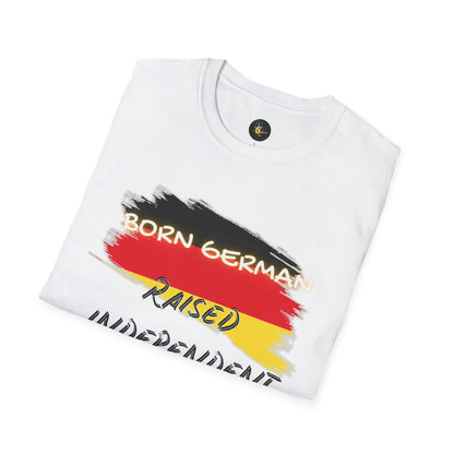 PERSONALIZE Born German Unisex Cotton T-Shirt - Independent Spirit Tee