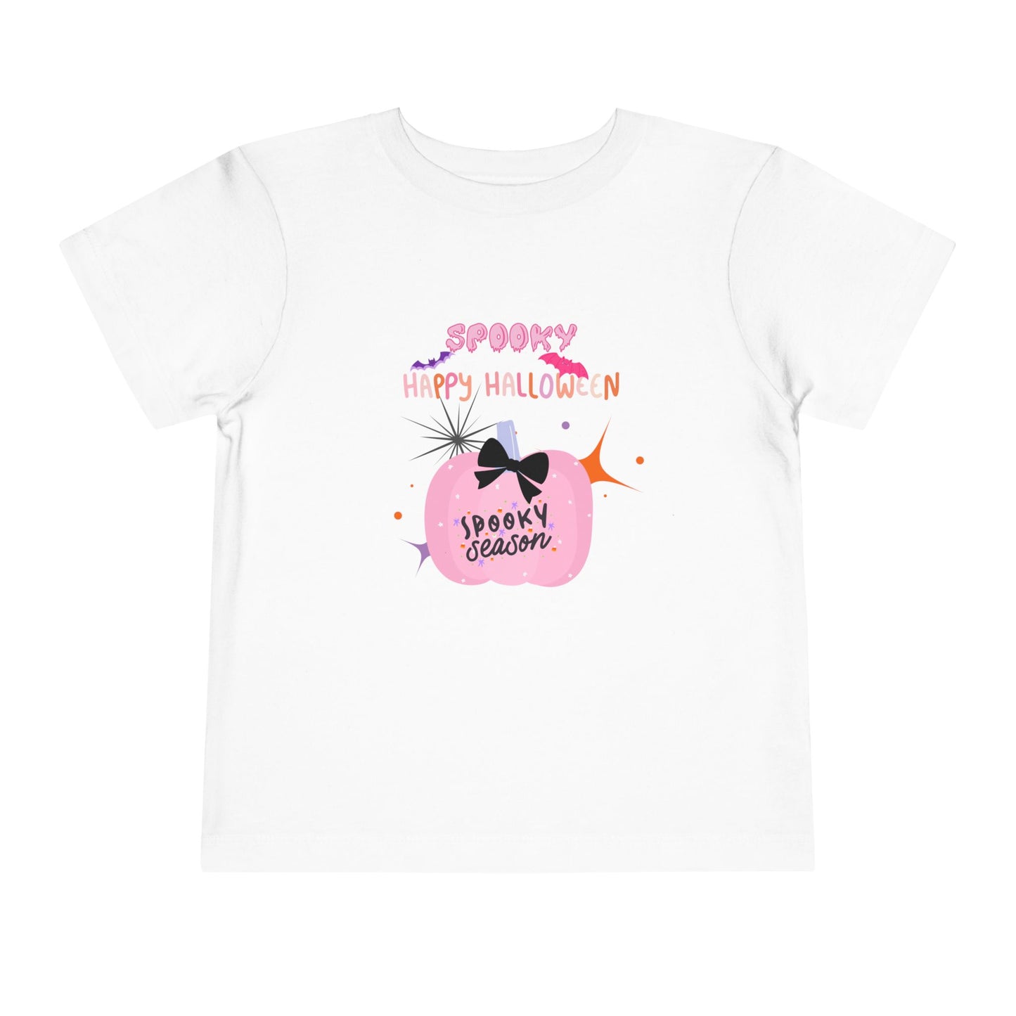 Toddler Pretty in Pink Spooky Season Tee