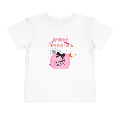 Toddler Pretty in Pink Spooky Season Tee