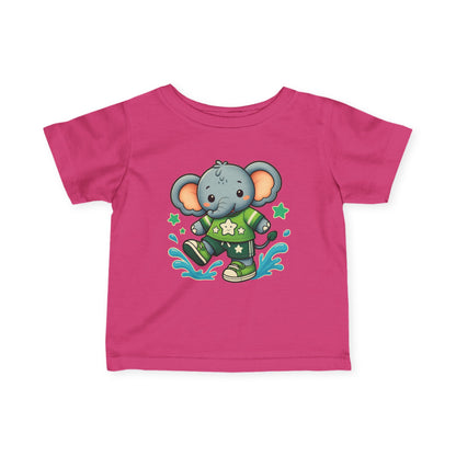 Baby Splash & Dash Elephants Tee