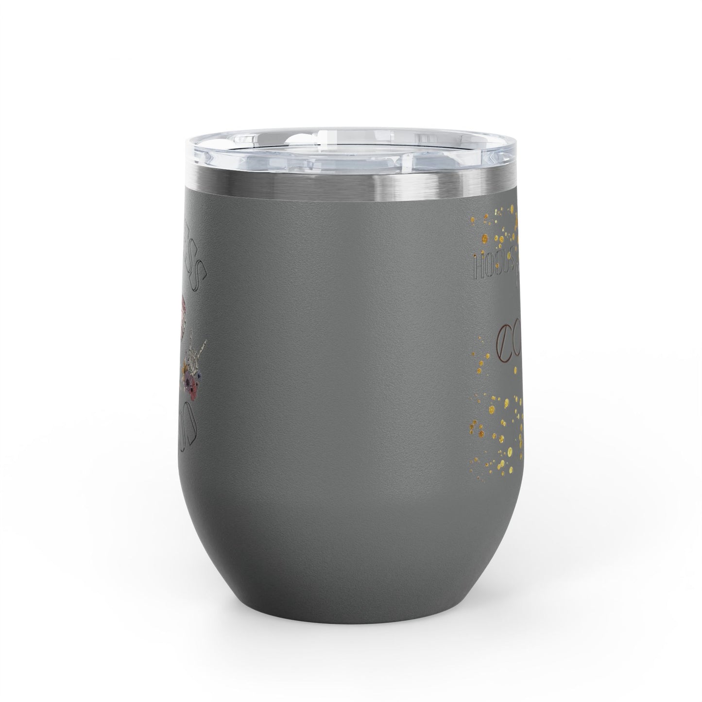 Skull Madness with Flowers Travel Mug 12oz