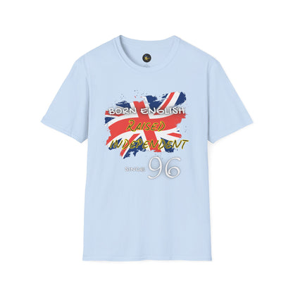 PERSONALIZE Born English Unisex Cotton T-Shirt - Independent Spirit Tee