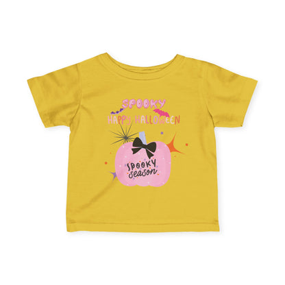 Baby Pretty in Pink Spooky Season Tee