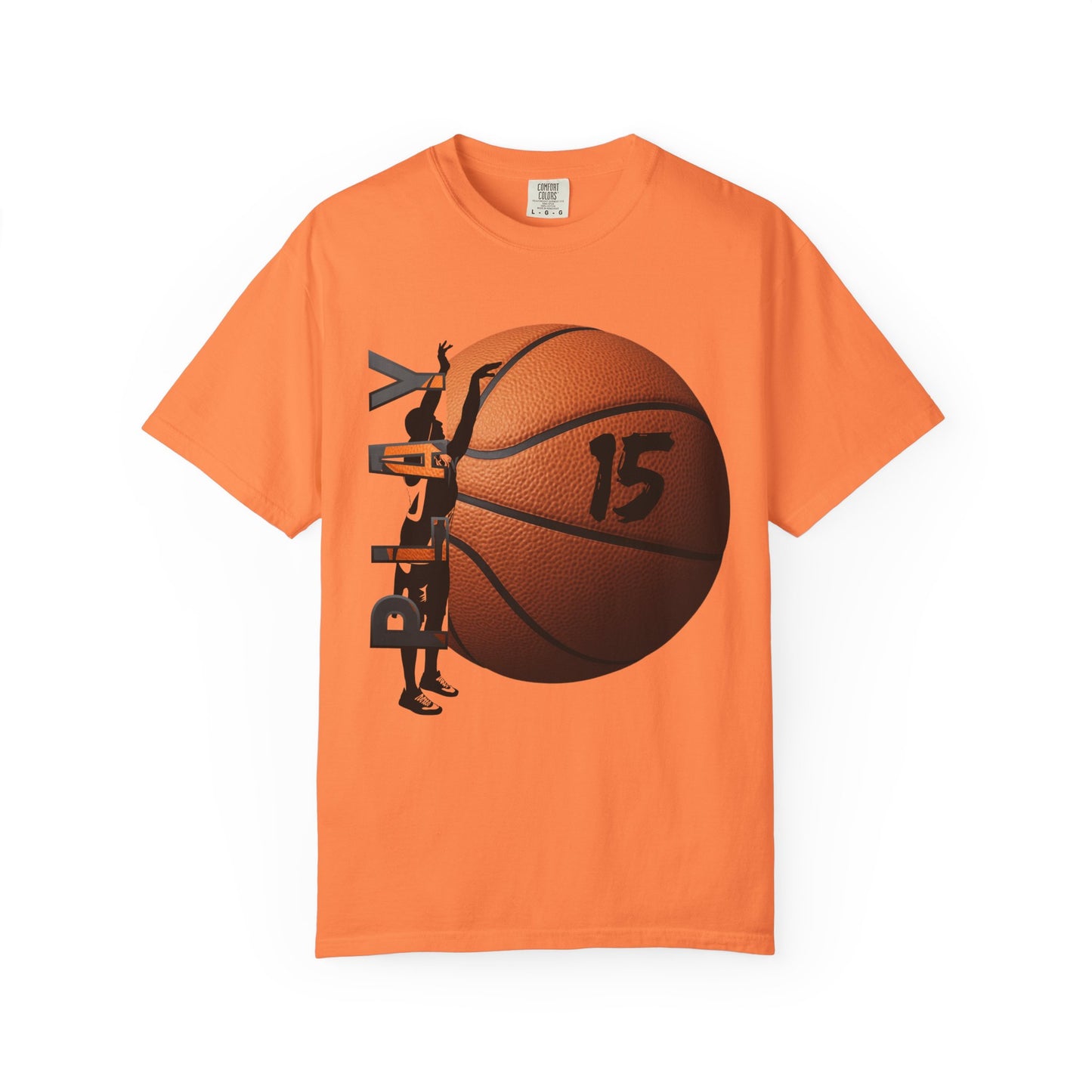 PERSONALIZE Unisex Basketball Garment-Dyed T-shirt Always in Play Mode