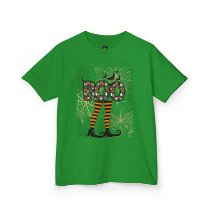 Kids Boo Crew Witch Feet Graphic Tee