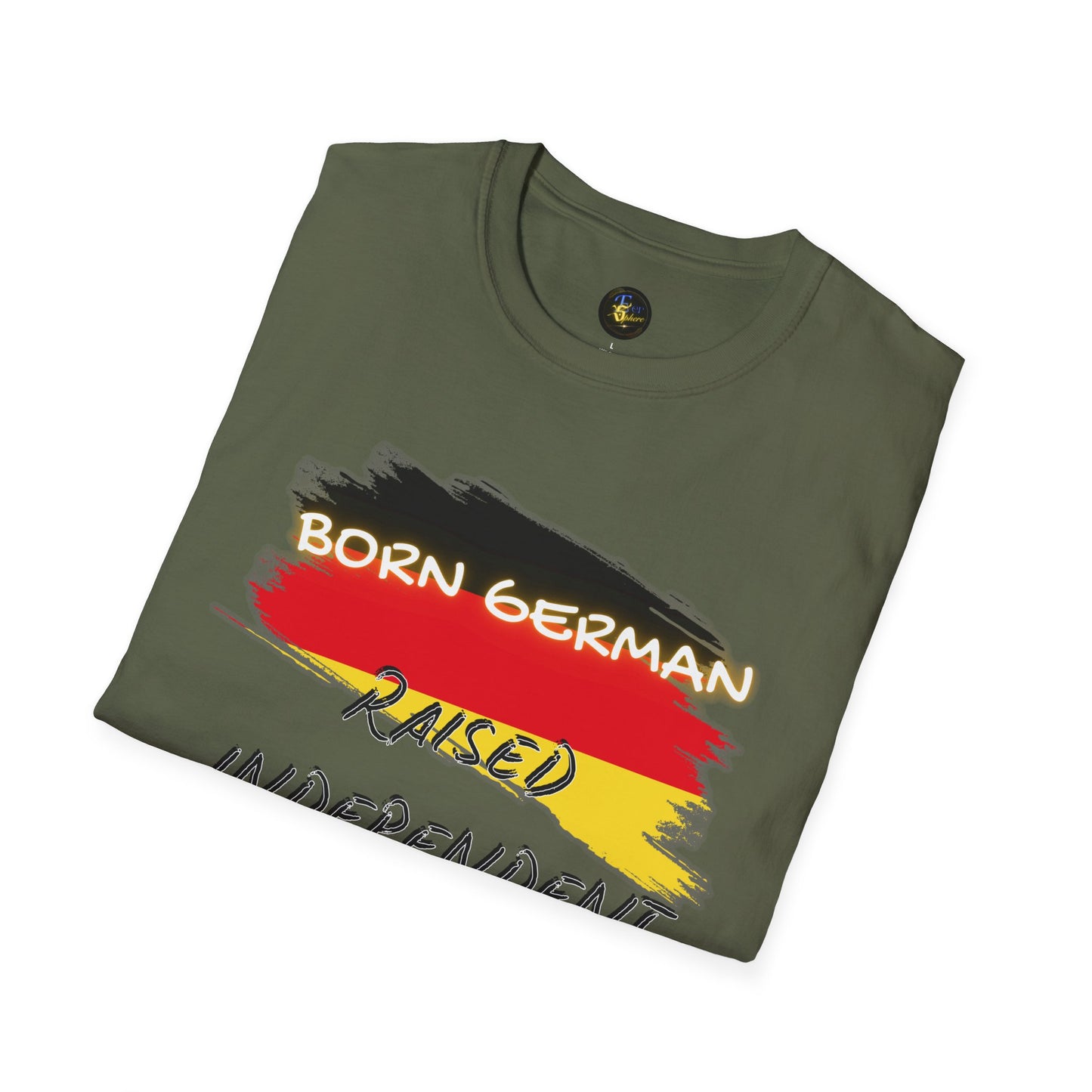 PERSONALIZE Born German Unisex Cotton T-Shirt - Independent Spirit Tee
